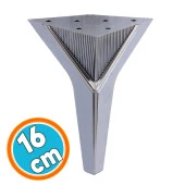 Mobilya Oturma Yükseltici Kanepe Sehpa TV Ünite Koltuk Ayağı Baza Ayakları Füme 16 cm thumbnail 1