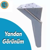 Mobilya Oturma Yükseltici Kanepe Sehpa TV Ünite Koltuk Ayağı Baza Ayakları Füme 16 cm thumbnail 5