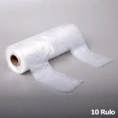 Selfex Şeffaf Market Rulo Torba Poşet - Hışır Atlet Poşet - Büyük Boy - 200 Adetlik 10 Rulo thumbnail 2