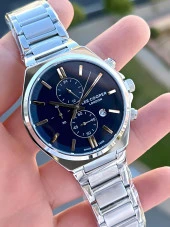 Lee Cooper Çelik Kordon İç Fonksiyonları Aktif 5 Atm Suya Dayanıklı Erkek Kol Saati ELC07835.390 thumbnail 3