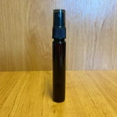 25 cc Amber Plastik Şişe - Siyah Spreyli - 25 ml Cep Boy Plastik (Kalem Parfüm) Şişe x 6 Adet - 1