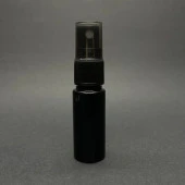 15 cc Siyah Silindir Pet Şişe - Siyah Spreyli - 15 ml Siyah Plastik Şişe  x 10 Adet thumbnail 1