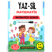 Matematik İşlemler YAZ-SİL Kitabı (5-9 YAŞ) - 1