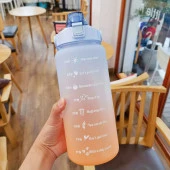 Motivasyonel Su Matarası Su Şişesi Suluk 2 Litre Tritan Spor Salonu Su Şişesi Bpa Içermez Suluk - 1