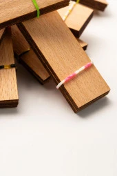 Ahşap Mum Fitili - 30 Adet ( 25mm x 100mm x 0,5mm ) thumbnail 5