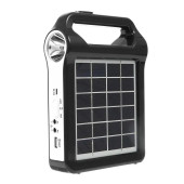 TechTic Kamp Lambası Solar El Feneri Güneş Enerjili Kamp Feneri Şarjlı Powerbank Kamp Çadır Lambası - 1