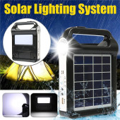 TechTic Kamp Lambası Solar El Feneri Güneş Enerjili Kamp Feneri Şarjlı Powerbank Kamp Çadır Lambası - 2