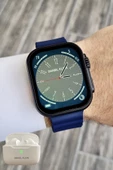 Daniel Klein DK2ISTE1162 Android/ios Uyumlu Arama Özellikli Lacivert Renk Kordonlu Akıllı Kol Saati ve Bluetooth Kulaklı - 3
