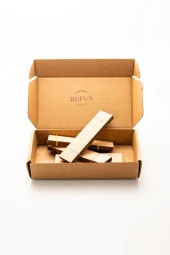 Ahşap Mum Fitili - 40 Adet ( 25mm x 100mm x 0,5mm ) thumbnail 3