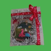 Peluş Ayıcık ve Sen&Ben Temalı Ahşap Hediyelik - 2