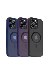 iPhone 14 Pro Uyumlu PC06 Tower Magsafe Telefon Kılıfı thumbnail 2