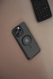 iPhone 14 Pro Uyumlu PC06 Tower Magsafe Telefon Kılıfı thumbnail 3