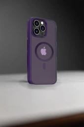 iPhone 14 Pro Uyumlu PC06 Tower Magsafe Telefon Kılıfı thumbnail 7