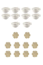 Kanarya İç Yuva Ve Kanarya Yuva Keçesi 10 Adet Set Kuş Yuvası  Kanarya Yuvası thumbnail 4