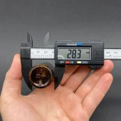 20 cc Fırçalı Cam  Şişe - Amber - 20 ml Kilitli Kapaklı Fırçalı Cam Şişe  x 3 Adet thumbnail 3