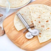 Çift Başlıklı Pizza Hamur Bıçağı - 5