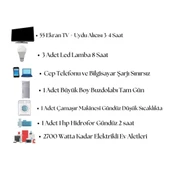 10.000 Watt  Çamaşır Makinesi Solar Paketi 550w Güneş Paneli 2.7kw İnverter 200ah Jel Akü - 3