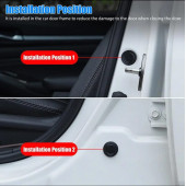 10 Adet Araba Kapı Ses Ve Gürültü Önleyici Conta Kaput Bagaj Darbe Emici Ses Yalıtım Izolasyon Pedi - 4