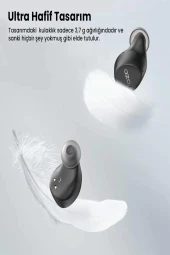 Fuchsia Agile Dots Ultra Hafif Bluetooth 5.3 Kablosuz TWS Airpods Kulaklık thumbnail 4