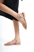 MİA026-1514 Günlük Kadın Nud BejiTatil Sandaleti thumbnail 3