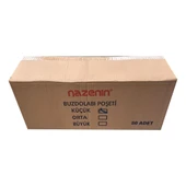 Nazenin Düz Kilitsiz Şeffaf Küçük Boy Buzdolabı Yemek Gıda Poşeti Torbası- 20x30 Cm - 50'li 50 Paket thumbnail 1