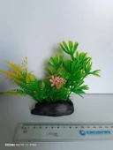 Netx Akvaryum Plastik Bitki 11X5X15 cm M-487 - 1
