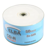 Elba CD-R 700MB-80MIN Printable 50li Shrink - 1