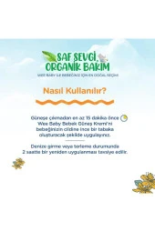WEE BABY Organik İçerikli Bebek Güneş Kremi 75 ML - 5