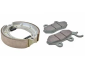 SYM FİDDLE 3 125(00-18)-X-PRO 125-CROX 125 UYUMLU YAN SANAYİ FREN BALATA TAKIMI - 1