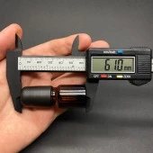 3 ml Amber Cam Roll-on Şişe  , Cam Esans Şişesi , 3cc Cam Bilyeli Şişe x 6 Adet thumbnail 3