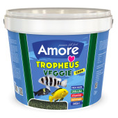 Amore Tropheus Veggie Chips 3 Kg Kova Tanganyika Malawi Bitkisel Algae Spirulina Sarımsak Balık Yemi - 1