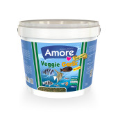 Amore Veggie Garlic Pro Chips 2400g Algae Clear Immune Protect Crisps Kova Akvaryum Balık Yemi - 1