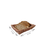 Doğal Hasır Ekmek Sepeti Kare Ekmeklik - 2