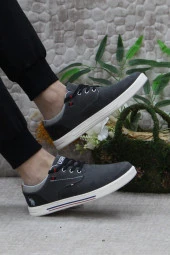 U.S. Polo Assn. Floppy Gri Rahat Orijinal Ürün Keten Erkek Ayakkabı thumbnail 5