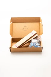 Ahşap Mum Fitili + Yapışkanlı Sehpa - 20 Adet ( 25mm x 150mm x 0,5mm ) thumbnail 4