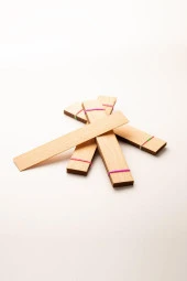 Ahşap Mum Fitili - 30 Adet ( 25mm x 150mm x 0,5mm ) thumbnail 2