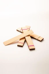 Ahşap Mum Fitili - 30 Adet ( 25mm x 150mm x 0,5mm ) thumbnail 3