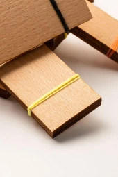 Ahşap Mum Fitili - 40 Adet ( 30mm x 100mm x 0,5mm ) - 5