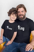 Baba Oğul King Prince Tshirt(Tek Ürün Fiyatıdır Kombin Yapmak için 2 Adet Sepete Ekleyiniz) - 1