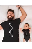 Siyah Beyaz DNA Baba Oğul Kız (TEK ÜRÜN FİYATIDIR KOMBİN YAPMAK İÇİN EN AZ 2 ADET SEPETE EKLEYİNİZ) - 1