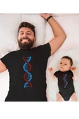 Bordo Mavi DNA Baba Oğul Kız (TEK ÜRÜN FİYATIDIR KOMBİN YAPMAK İÇİN EN AZ 2 ADET SEPETE EKLEYİNİZ) - 1