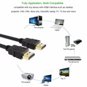 HDMI Kablosu 1.5 Metre Laptop Notebook Tv Ses Görüntü Bağlantı Aparatı Erkek - Erkek 4294 - 3