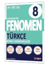 Fenomen Okul 2024 8. Sınıf Türkçe 40 Lı Konu Denemeleri - 1
