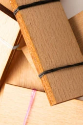 Ahşap Mum Fitili + Yapışkanlı Sehpa - 100 Adet ( 30mm x 100mm x 0,5mm ) thumbnail 5