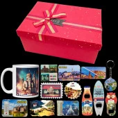 Sırbistan Hediye Kutusu 10 Parça Kupa Magnet Anahtarlık Kutu thumbnail 2