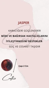 Jasper Doğal Kütle Taş 4 Cm - 4