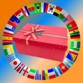 Azerbaycan Hediye Kutusu 10 Parça Kupa Magnet Anahtarlık Kutu - 4