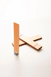 Ahşap Mum Fitili + Yapışkanlı Sehpa - 20 Adet ( 30mm x 150mm x 0,5mm ) thumbnail 3