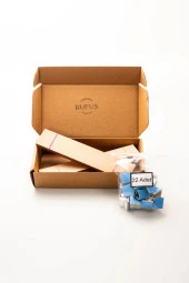 Ahşap Mum Fitili + Yapışkanlı Sehpa - 20 Adet ( 30mm x 150mm x 0,5mm ) thumbnail 4