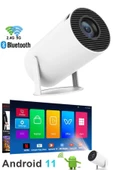 Taşınabilir  Projektör 1280 * 720P Ev Sineması Bluetooth Android 11 Akıllı Projeksiyon Wifi - 1